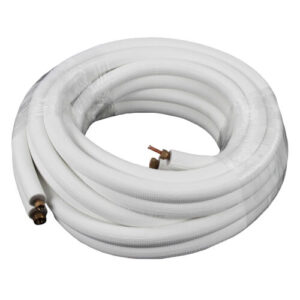 Line Set Pipe 1/4"x1/2"x1/2" 50 Feet white GSP
