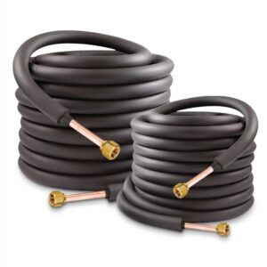Line Set Pipe 1/4"x3/8"x1/2" 50 feet Black GSP